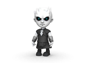 cartoon character white walkers horror ice halloween creature grave print game thrones figure sculpture head fantasy fictional of statue printable games toys 3d print model - Mito3D