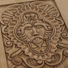 carved door house carve carving imagery toreutics thread furniture 3d print model - Mito3D