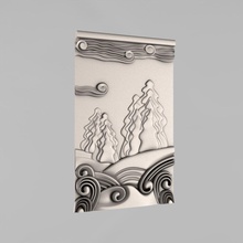 painéis esculpidos a arte pano socorro decoração cnc esculpido rússia estilo basrelief moedas emblemas de crachás 3d print model - Mito3D