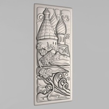 panneaux sculptés art sculpté pano la cnc un soulagement bas-relief, il russie maison d'autres 3d print model - Mito3D