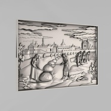 geschnitzte Tafeln Kunst geschnitzt pano panel Rokoko die klassische qualitativ hochwertige Erleichterung deco andere 3d print model - Mito3D