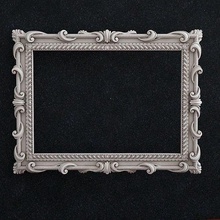 carved picture frame baroque mirror pendant jewelry barocco decorative wall ornate ancient antique decor houseware interior design painting photo art sculptures 3d print model - Mito3D