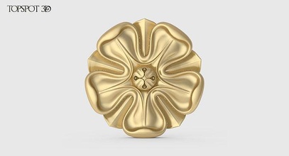carved rosette carving renaissance baroque onlay interior design collection moulding finishes cnc classic furniture 3dprint highpoly antique rococo art 3d print model - Mito3D