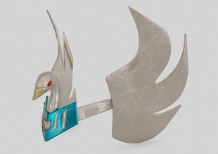 casco armadura cisne bronce zodiao santo seiya hyoga pasatiempo bricolaje diy 3d print model - Mito3D