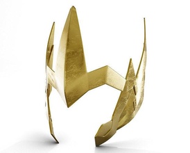 casco armadura de sagitario centauro signore aioros aioloos oro dorado santo seiya santuario atene passatempo fai 3d print model - Mito3D