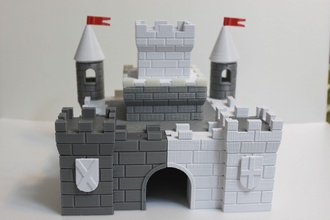castle 4 games-toys games toys 3d print model - Mito3D