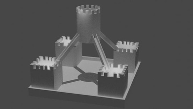 castello irrigazione acqua impianti architettura natura edificio passatempo vaso fiori fiore pentola Fai 3d print model - Mito3D