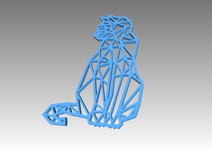 gato 3d impresión Arte 3dprint gatos 3dcat imprimir gatoparaimprimir pasatiempo bricolaje diy 3d print model - Mito3D