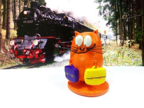 cat Taschen Spiele-Spielzeug Tier Reise Niedlich Spiele - Spielzeug Spiele, 3d print model - Mito3D