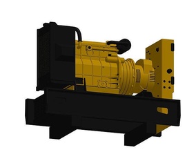 gatto electric diesel generator industriale motore macchina carburante camion olio energia gas veicolo Generatore trasformatore passatempo Fai elettronica 3d print model - Mito3D