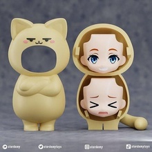 cat face case nendoroid chibi anime toys 3dprint toy cute kawaii pokemon games 3d print model - Mito3D
