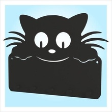 gato cara chave chaveiro animal decoração casa 3d print model - Mito3D