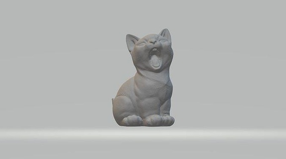 kedi miyav dekorasyon bebek kaplan karikatür Şirin Sanat heykel hayvan küçük süs canavar yaratık heykeller 3d print model - Mito3D