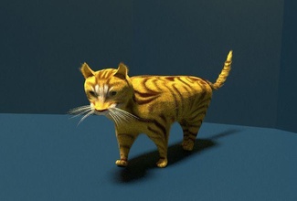 cat model blender art animal cat3d blenders other 3d print model - Mito3D