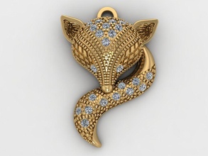 chat pendentif minou or mode argent beauté animal imprimable bijou Collier bijoux pendentifs 3d print model - Mito3D