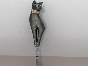 chat pendentif bijoux d'argent le diamant bague en imprimable mode beauté collier gem engagem platine or de l'engagement mariage cad boucle d'oreille anneau cat animal pendentifs 3d print model - Mito3D