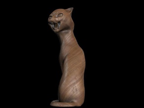cat statue art cat statue sitted print angry art sculptures