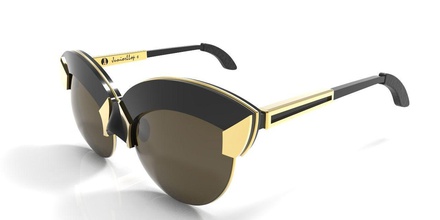 cat sunglasses fashion glasses 3d print model - Mito3D