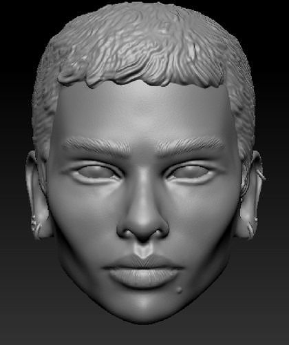 cat woman 2022 bundle dc art head catwoman sculpture portrait human face toy games toys 3D print model - Mito3D