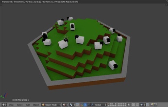 catan craft 3d pecore piastrelle x4 minecraft gioco tavolo giochi giocattoli accessori 3d print model - Mito3D