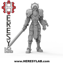 cataryna branislaw 40k grey knight inquisitor female miniature 28mm games toys 3d print model - Mito3D