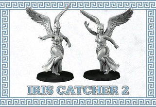 catcher iris 2 player fantasy football toy game miniature 3d 3dsculpture gametoys miniatures bloodbowl gamers play games toys board 3d print model - Mito3D