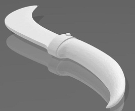 catrina bıçak yakın dövüş yiğit isyan oyunları oyunlar model oyuncaklar oyun aksesuarlar 3d print model - Mito3D