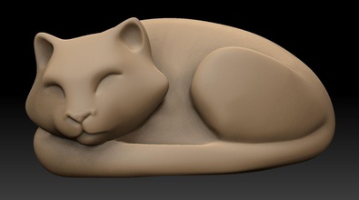 los gatos 1 de la moda cat a tabby kitty siamés otros 3d print model - Mito3D