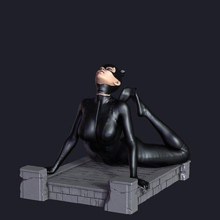 catwoman Telefono titolare supporto 3 supereroe fallimento anime fan arte caldo 3dprintable ragazza gadget sculture 3d print model - Mito3D