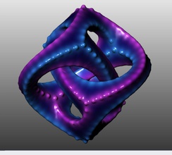 cebuca Kunst Skulptur bedruckbar ist generative abstract geometrische mathematische Farbe Skulpturen 3d print model - Mito3D