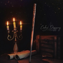 cedric diggory wand - harry potter viktor krum fleur delacour triwizard cup goblet of fire lord voldemort albus dumbledore hogwarts hermione granger ron weasley severus snape bellatrix draco malfoy lucius slytherin gryffindor magic games toys 3d print model - Mito3D