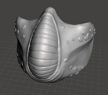célula cara mascarar esfera dragão anime Goku protetor bucal suporte arte 3d print model - Mito3D