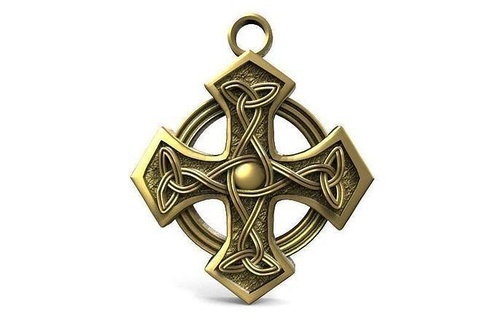 celtic cross pendant 6 jewelry jewel fashion knot art pendants 3d print model - Mito3D