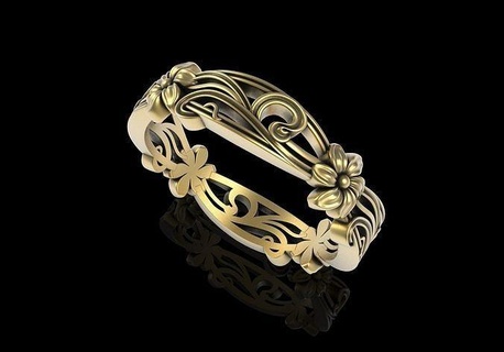 céltico eternidad banda imprimible anillos plata joyería joya anillo antiguo vikingo fantasía cruzar diseño colgante pendiente patrón 3d print model - Mito3D