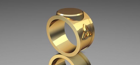 cerchio celtico gioielli oro l'acciaio la sterlina stampabile anello argento gioiello uomo il celtic pesante bello solido forte anelli 3d print model - Mito3D