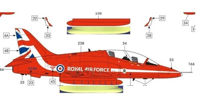 centrar tanque bae halcón escala avión aeronave jet rc modelo baehawk pasatiempo bricolaje diy 3d print model - Mito3D