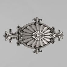 central decoração a casa esculpido medalhões rosetas clássico tradicionais moldagem corbel parede de arquitetura ornamento cornce fronton cartela decorar mais detalhes cnc 3d print model - Mito3D