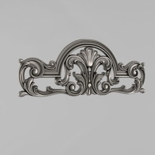 zentrale Einrichtung Haus geschnitzt Medaillons Rosetten die klassische traditionellen Dekor Dekoration moulding corbel Wand architektonische ornament cornce fronton Kartusche dekorieren Sie details cnc 3d print model - Mito3D