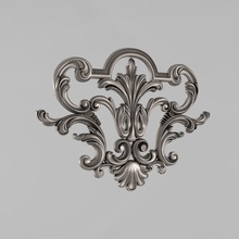 central de la décoration maison sculpté médaillons des rosettes classique traditionnel décor moulage corbel mur architectural ornement cornce fronton cartouche décorer détails cnc 3d print model - Mito3D