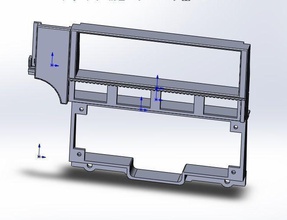 central frame of instrument panel passat b3 vw passatb3 car hobby diy automotive 3d print model - Mito3D