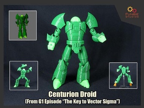 centurione droide trasformatori generazione g1 robot figura Giochi giocattoli 3d print model - Mito3D