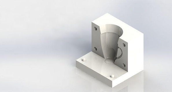 cerámico jarra molde resbalón fundición yeso caja moldes arcilla Arte 3d print model - Mito3D