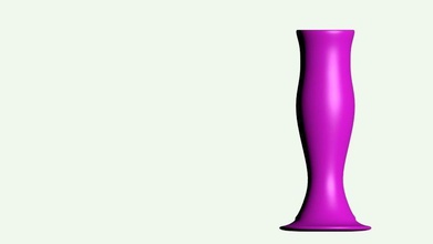 céramique de porcelaine minimaliste vase maison vases la poterie décor le minimalisme 3d d'impression imprimable l'impression 3d print model - Mito3D