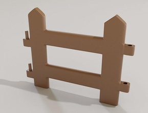 cerca esamblable madera establo pesebrera games toys 3d print model - Mito3D