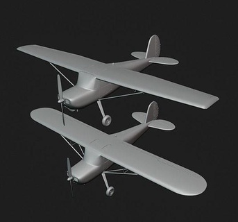 Cessna 140 aile versions c140 avion vol aéroport loisir DIY 3d print model - Mito3D