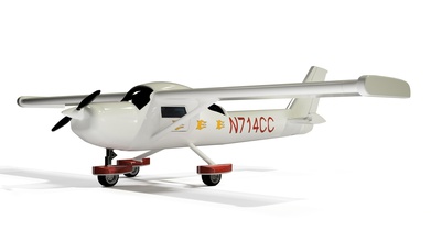 cessna 150 m 3d yazdırılabilir masaüstü uçak gökyüzü yazdır 3dprint destekler havalimanı uçan beyaz yazıcı iplik motor uçuş jet oyunlar oyuncaklar 3d print model - Mito3D