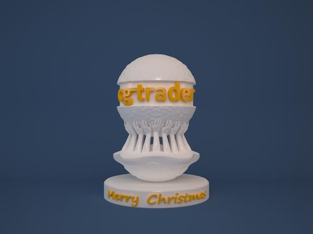 cgtrader logo house handslogo industrial other christmas printing decor 3D print model - Mito3D