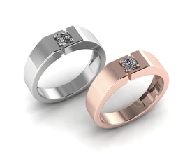 cgw0009 jewelry gold silver diamond ring jewel wedding engagement jewellery gem fashion engagem beauty cad malyn88 rings 3d print model - Mito3D