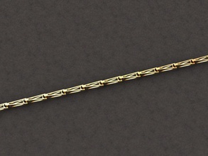 chain10 jewelry gold printable silver chain necklace necklaces bracelet fashion beauty wedding engagement vintag jewel diamond pendant luxury 3d print model - Mito3D