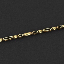 chain1 oro placcato braccialetto gioielleria stampabile argento catena collana collane moda bellezza nozze fidanzamento vintag gioiello diamante angelo 3d print model - Mito3D